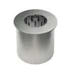 Cirkulær brænder i satinstål til pejs i bioethanol - Griff12 Viadurini