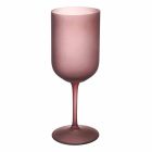 Farvede vinglas i frostet glas med iseffekt 12 stykker - Norvegio Viadurini