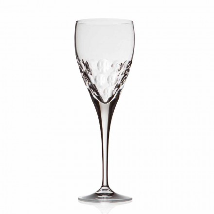 Krystal Design vinglas til smagning af 12 stykker - Titanioball Viadurini