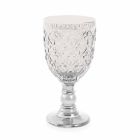 Transparent glas vinglas med arabesk dekoration 12 stykker - Marokko Viadurini