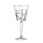 Luksus dekoreret Eco Crystal vin eller vand glas 12 dele - Catania Viadurini