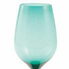 Vinglas i farvet glas grå, lilla eller akvamarin 12 dele - Aperi Viadurini
