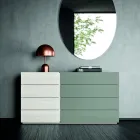 Komplet værelse med 4 moderne designelementer fremstillet i Italien - Mallorca Viadurini