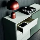 Komplet værelse med 4 moderne designelementer fremstillet i Italien - Mallorca Viadurini