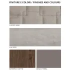 Soveværelse med 4 moderne designelementer fremstillet i Italien - elektrisk Viadurini