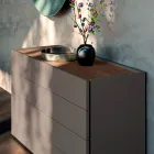 Soveværelse med 4 moderne designelementer fremstillet i Italien - elektrisk Viadurini