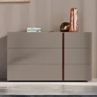 Soveværelse med 4 elementer Moderne stil Lavet i Italien Høj kvalitet - Minorco Viadurini