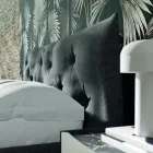 Moderne soveværelse med 4 elementer lavet i Italien - Calimero Viadurini