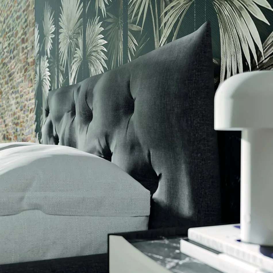 Moderne soveværelse med 4 elementer lavet i Italien - Calimero Viadurini