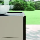 Moderne soveværelse med 4 elementer lavet i Italien - Calimero Viadurini