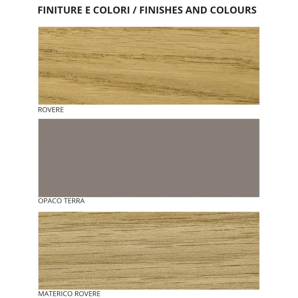 Moderne stil 5 -element soveværelse fremstillet i Italien Høj kvalitet - dyrebart Viadurini