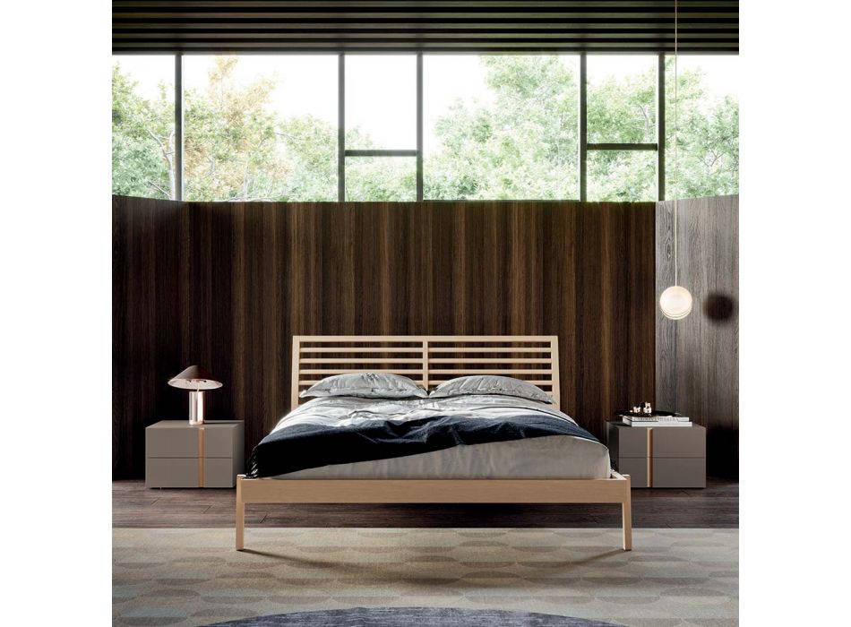Moderne stil 5 -element soveværelse fremstillet i Italien Høj kvalitet - dyrebart Viadurini