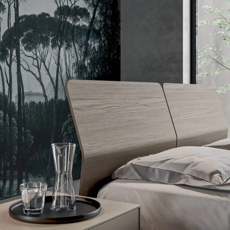 Komplet soveværelse med 4 høj kvalitet fremstillet i Italien elementer - Odema Viadurini