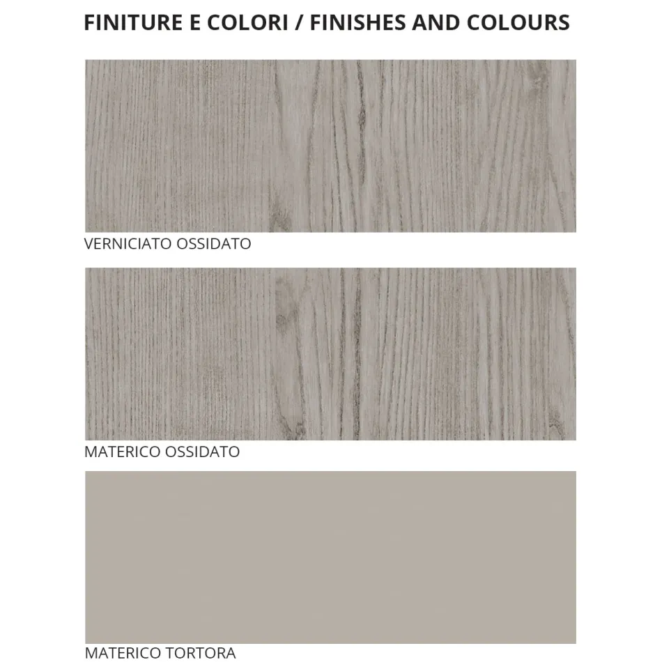 Komplet soveværelse med 4 høj kvalitet fremstillet i Italien elementer - Odema Viadurini