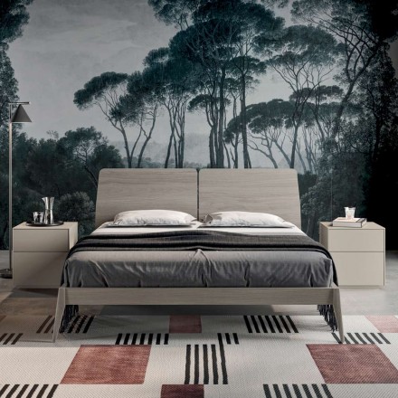 Komplet soveværelse med 4 høj kvalitet fremstillet i Italien elementer - Odema Viadurini