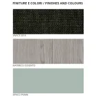 Komplet soveværelse med 4 moderne elementer fremstillet i Italien Precious - Verminia Viadurini