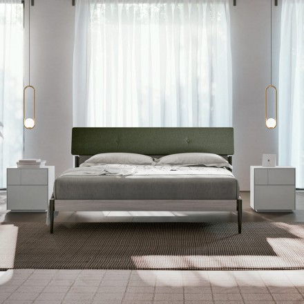 Komplet soveværelse med 4 moderne elementer fremstillet i Italien Precious - Verminia Viadurini