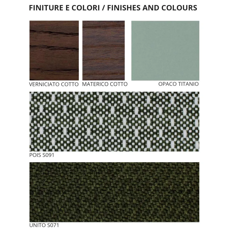 Komplet soveværelse med 5 moderne elementer fremstillet i Italien - Shaila Viadurini