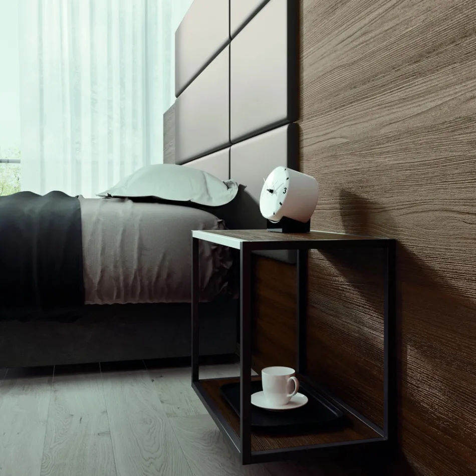 Dobbelt soveværelse med 5 luksus Made in Italy Elements - Emerald Viadurini