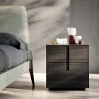 Dobbelt soveværelse med 5 elementer moderne stil fremstillet i Italien - Octavia Viadurini