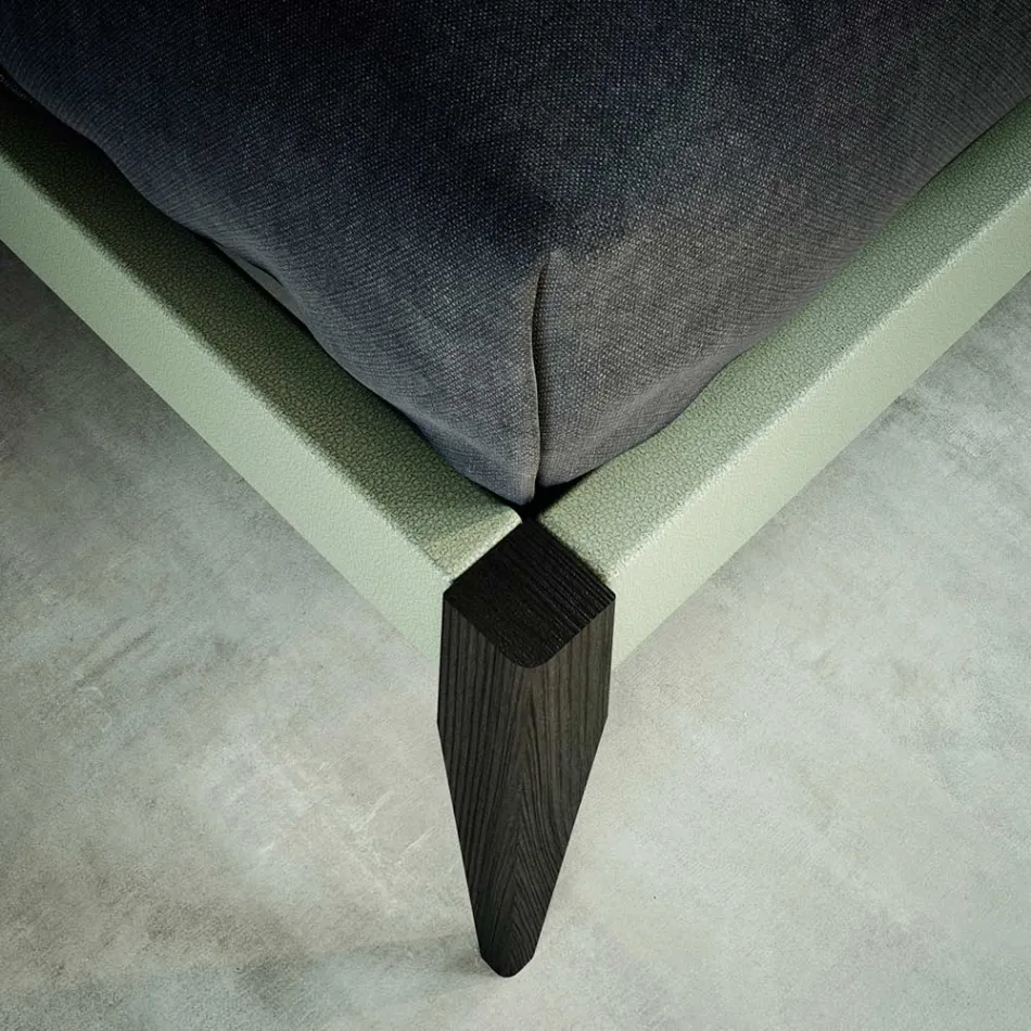 Dobbelt soveværelse med 5 elementer moderne stil fremstillet i Italien - Octavia Viadurini