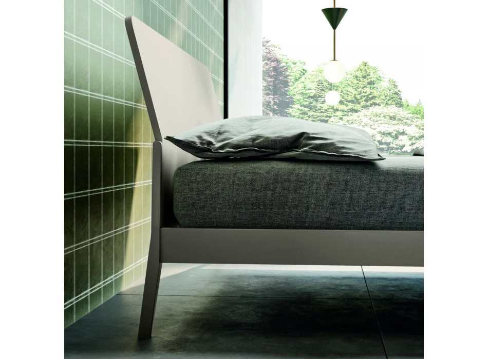 Moderne soveværelse med 5 elementer i en moderne stil fremstillet i Italien - Melodia Viadurini