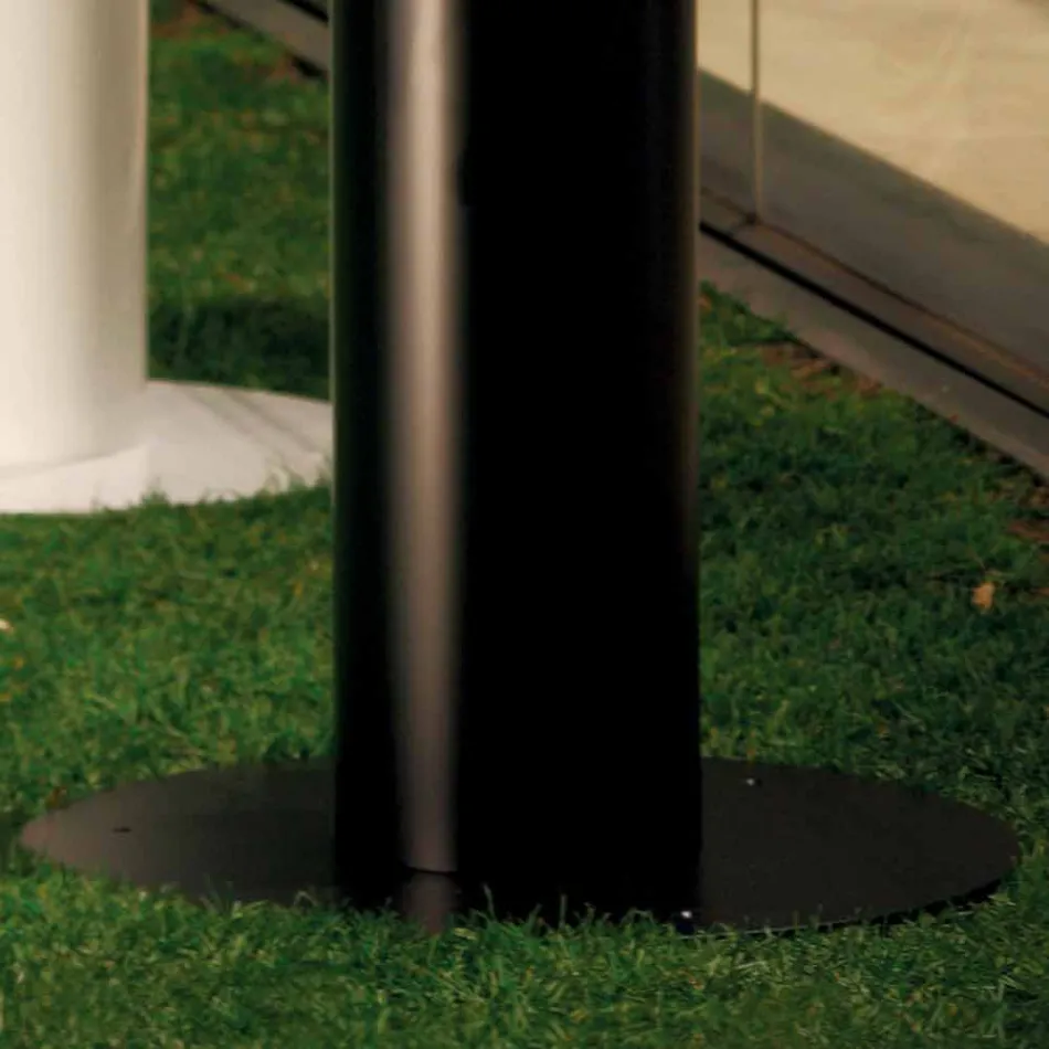 Bioethanol pejs Udendørs Dean lakeret gulv stål Viadurini