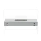 Bioethanol Gulvpejs i hvidmetal og hærdet glas - Timon Viadurini