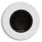 Rund designvæg Bioethanol Pejs i malet stål - Trenton Viadurini