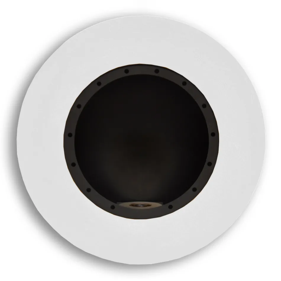 Rund designvæg Bioethanol Pejs i malet stål - Trenton Viadurini