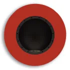 Rund designvæg Bioethanol Pejs i malet stål - Trenton Viadurini