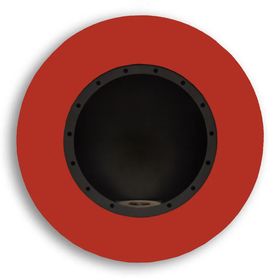 Rund designvæg Bioethanol Pejs i malet stål - Trenton Viadurini