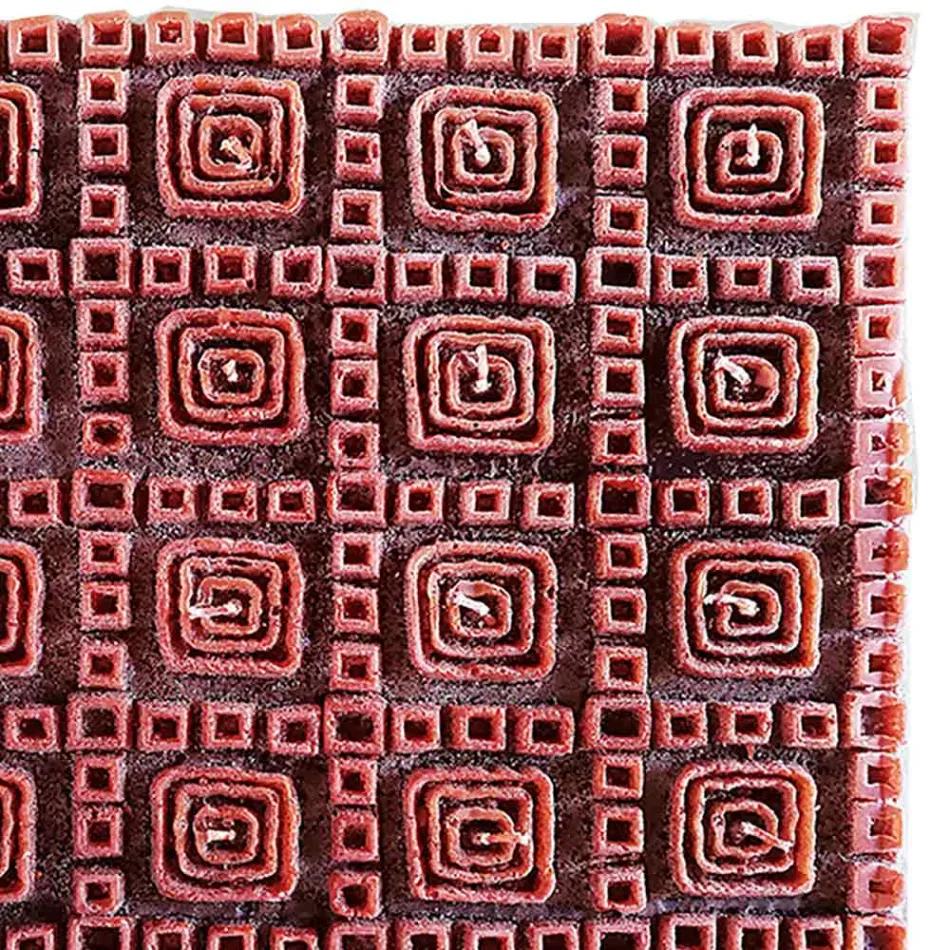 Duftende brunt vokslys med 25 væge lavet i Italien - Piura Viadurini