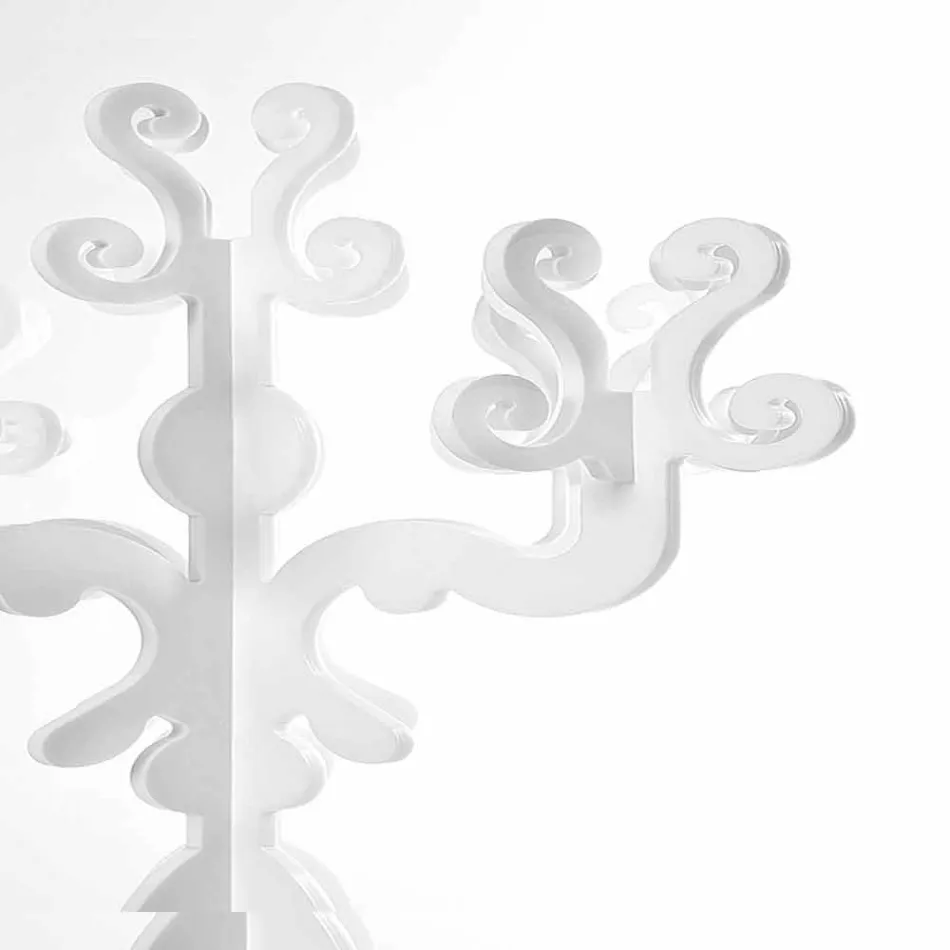 Tall design renæssance kandelabra, 5 arme i Aragon plexiglas Viadurini