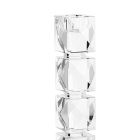 Luksus geometrisk design krystal lysestage fremstillet i Italien - Engarda Viadurini