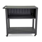 Udendørs vogn i malet aluminium med forskellige overflader - Hotel Viadurini