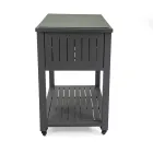 Udendørs vogn i malet aluminium med forskellige overflader - Hotel Viadurini