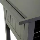 Udendørs vogn i malet aluminium med forskellige overflader - Hotel Viadurini