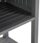 Udendørs vogn i malet aluminium med forskellige overflader - Hotel Viadurini