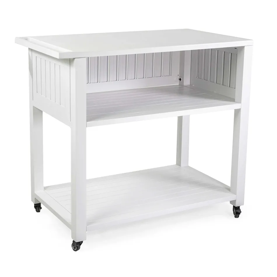 Udendørs vogn i malet aluminium med forskellige overflader - Hotel Viadurini