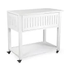 Udendørs vogn i malet aluminium med forskellige overflader - Hotel Viadurini