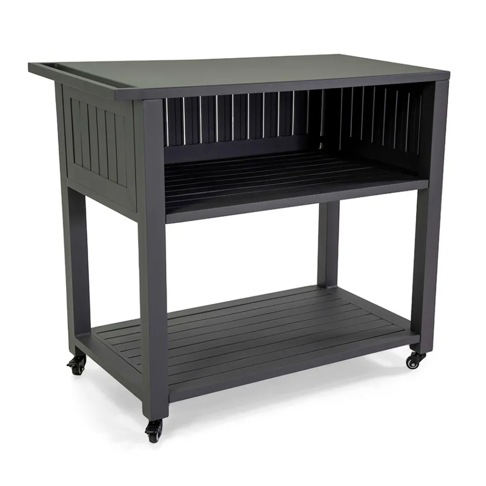 Udendørs vogn i malet aluminium med forskellige overflader - Hotel Viadurini