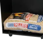 Metal Pillepose Holder Trolley med hjul Made in Italy - Pinguino Viadurini