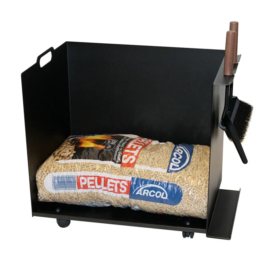 Metal Pillepose Holder Trolley med hjul Made in Italy - Pinguino Viadurini