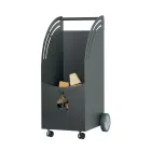 Metal trævogn med 4 hjul Made in Italy - Mariehøne Viadurini