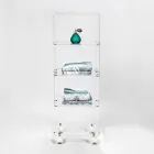 Plexiglas køkkenopbevaringsvogn lavet i Italien - Ercolano Viadurini