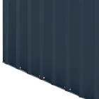 Antracit plader skråtstillet haveskur med hængslet dør - Cucciolo Viadurini