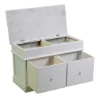 Indendørs kommode af træ med 2 skuffer - Meduse Viadurini