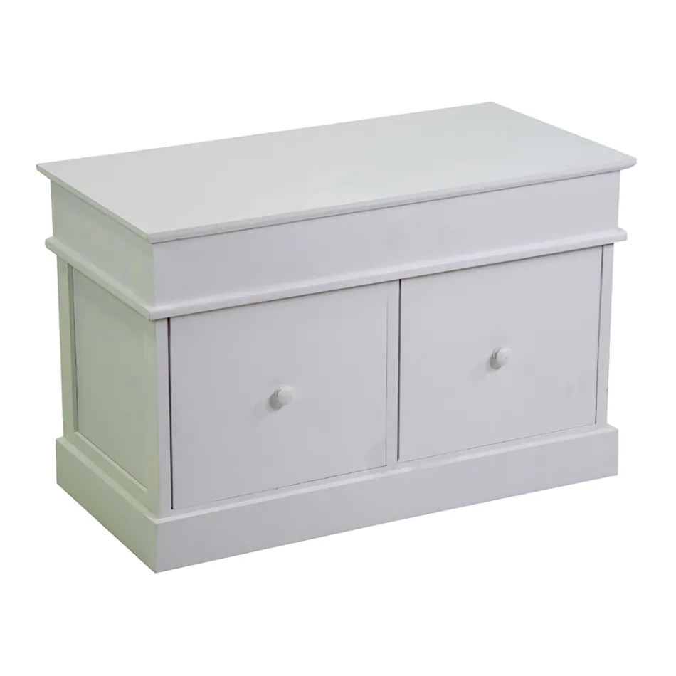 Indendørs kommode af træ med 2 skuffer - Meduse Viadurini