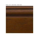 Skrin i fineret træ og forskellige finisher lavet i Italien - Hermod Viadurini